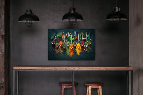 Obraz Korenie na lyžičkách - 60 x 40 cm