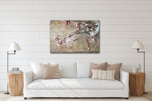 Obraz Ružové kvety vo váze - 60 x 40 cm