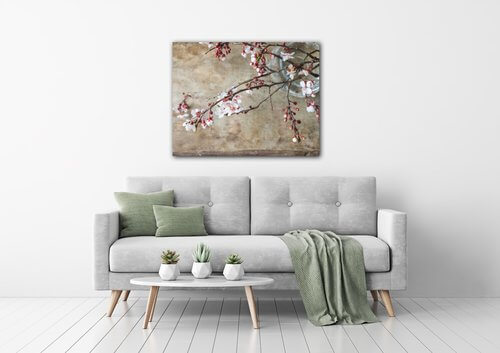Obraz Ružové kvety vo váze - 90 x 70 cm