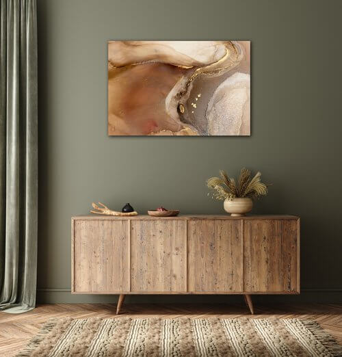 Obraz Abstrakt zlatý mramor - 60 x 40 cm
