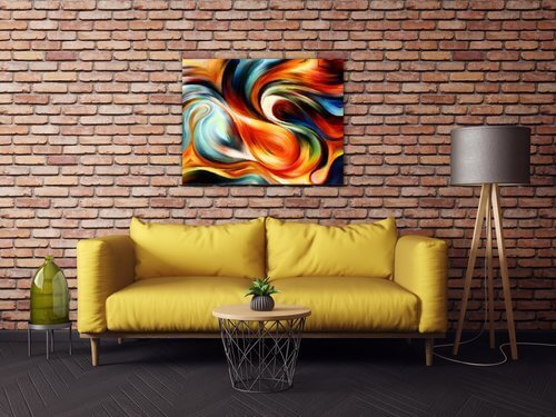Obraz Pestrofarebný abstrakt - 90 x 70 cm