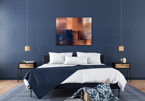Obraz Kresba abstraktné obdlžníky - 90 x 70 cm