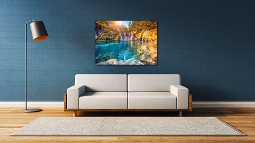 Obraz Zátišie vodopádov - 70 x 50 cm