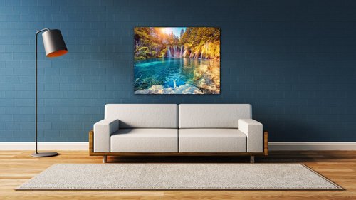 Obraz Zátišie vodopádov - 90 x 70 cm