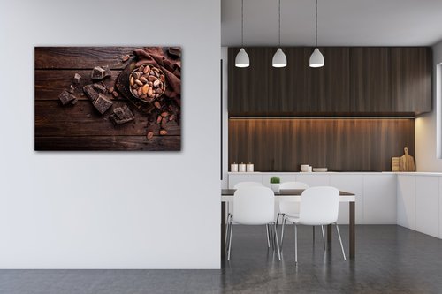 Obraz Zátišie s čokoládou - 70 x 50 cm