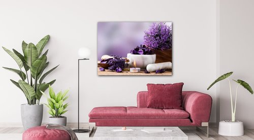 Obraz Levanduľovej zátišie - 70 x 50 cm