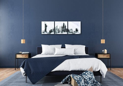 Obraz New York panorama - 90 x 30 cm (3 dielny)