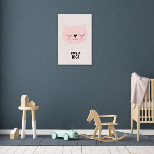 Obraz Mačiatko Dream Big - 40 x 60 cm