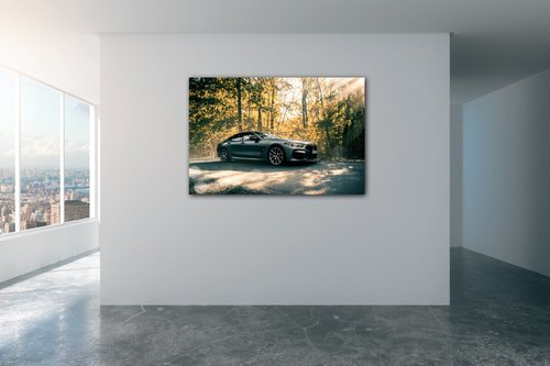 Obraz BMW 850i Gran Coupe - 90 x 60 cm