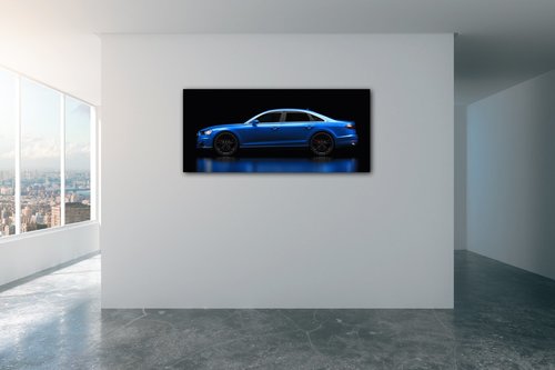 Obraz Audi A8 Quattro - 90 x 40 cm
