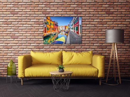 Obraz Farebné Benátky - 70 x 50 cm