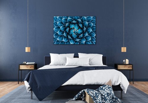Obraz Modrý kvet - 60 x 40 cm