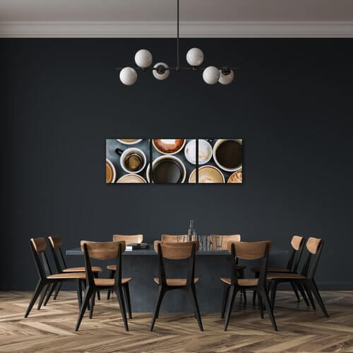 Obraz Druhy kávy - 90 x 30 cm (3 dielny)