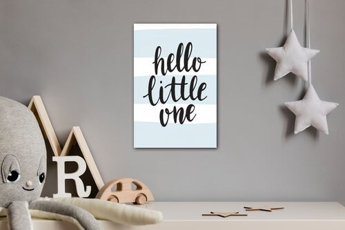 Obraz Hello little one - 20 x 30 cm