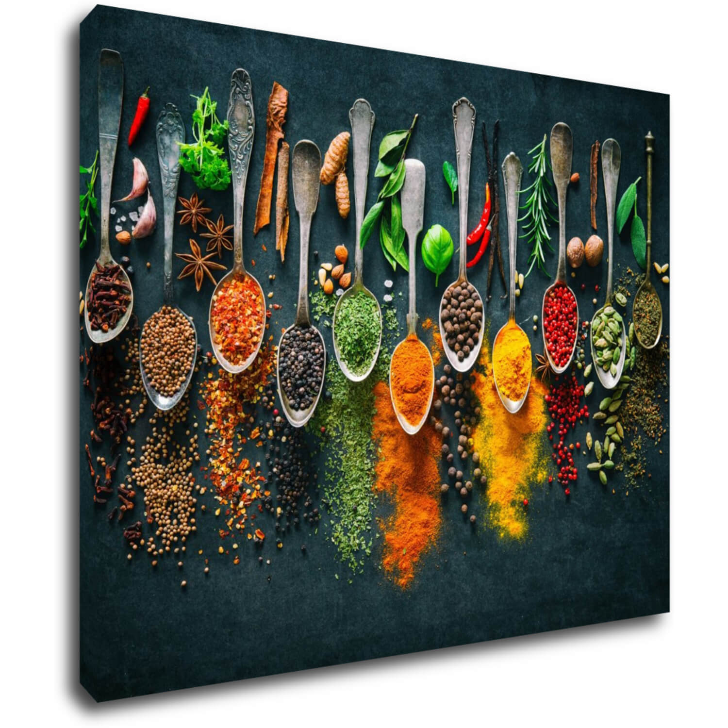 Obraz Korenie na lyžičkách - 90 x 70 cm