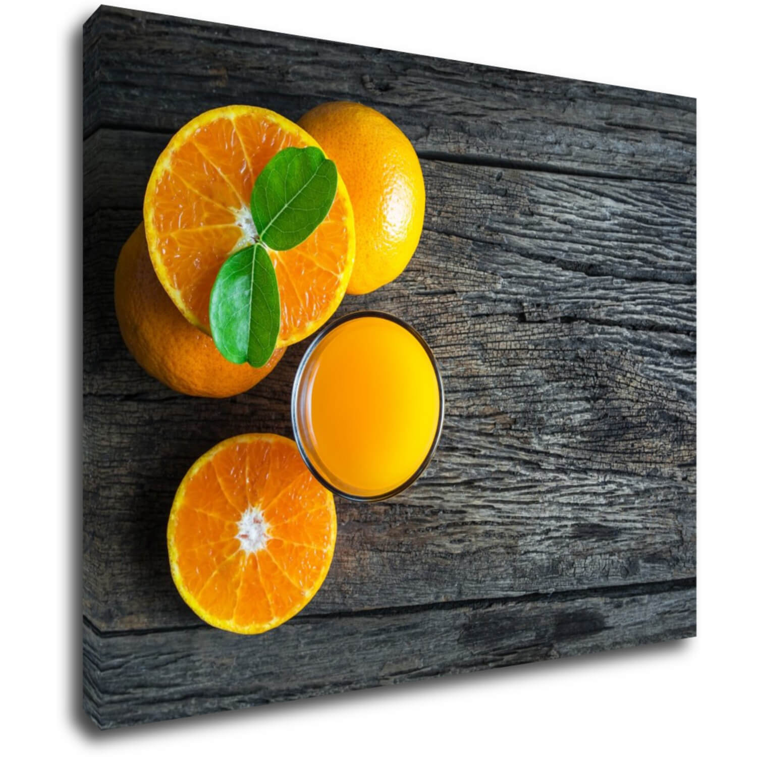 Obraz Pomaranče na šedom pozadí - 90 x 70 cm