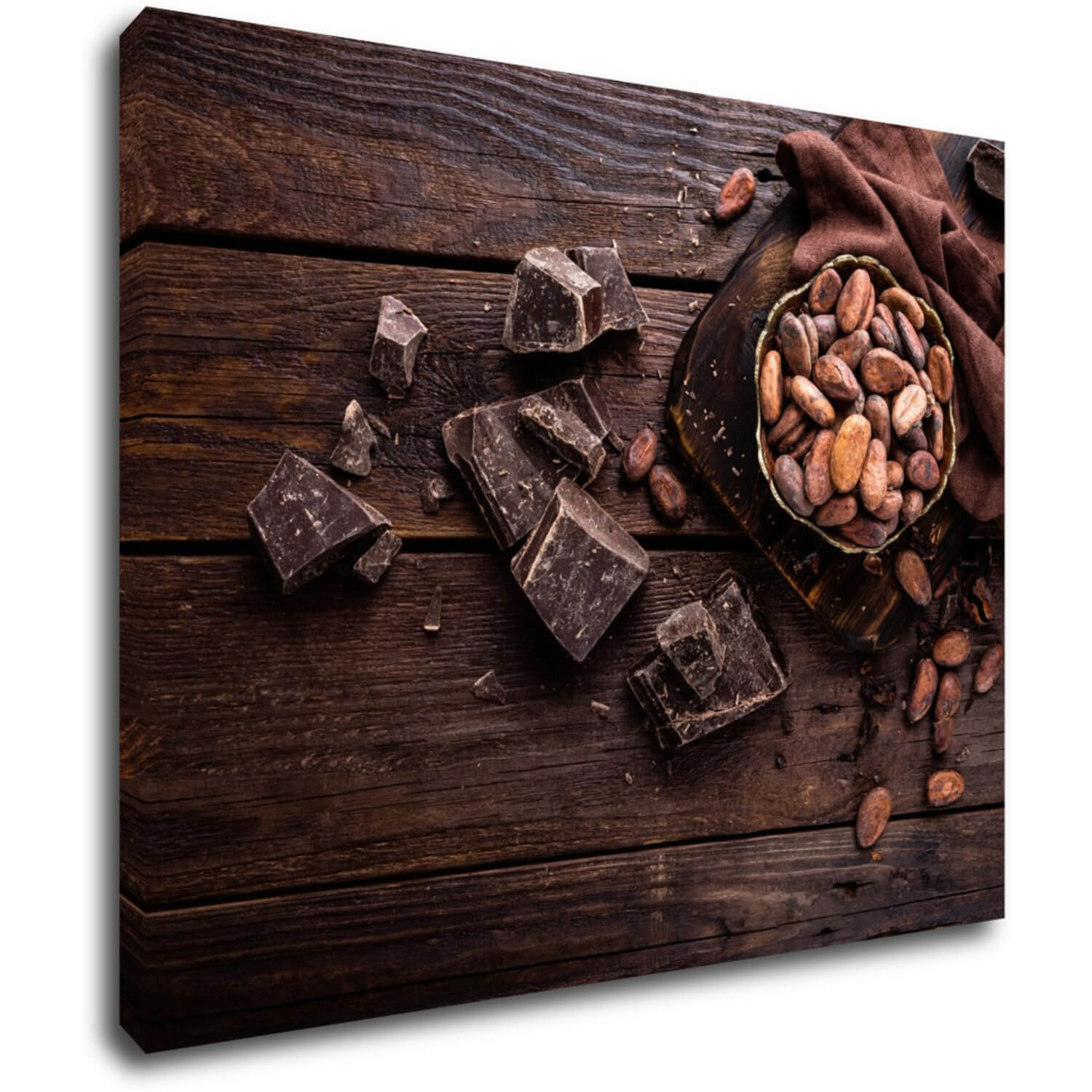 Obraz Zátišie s čokoládou - 90 x 70 cm