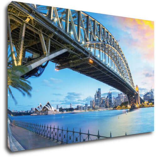 Obraz Osvietený most - 60 x 40 cm