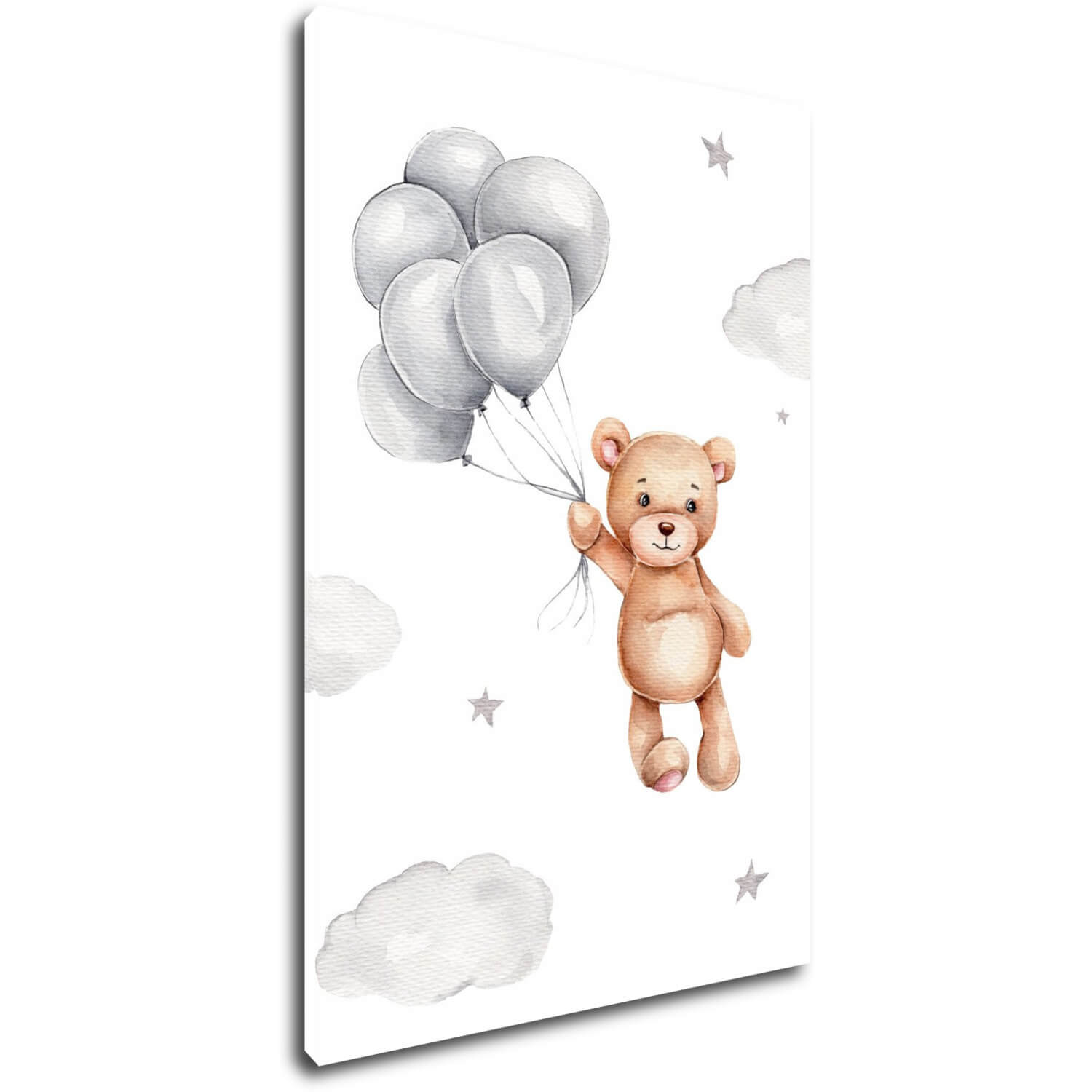 Obraz Medvedík s balóniky - 20 x 30 cm
