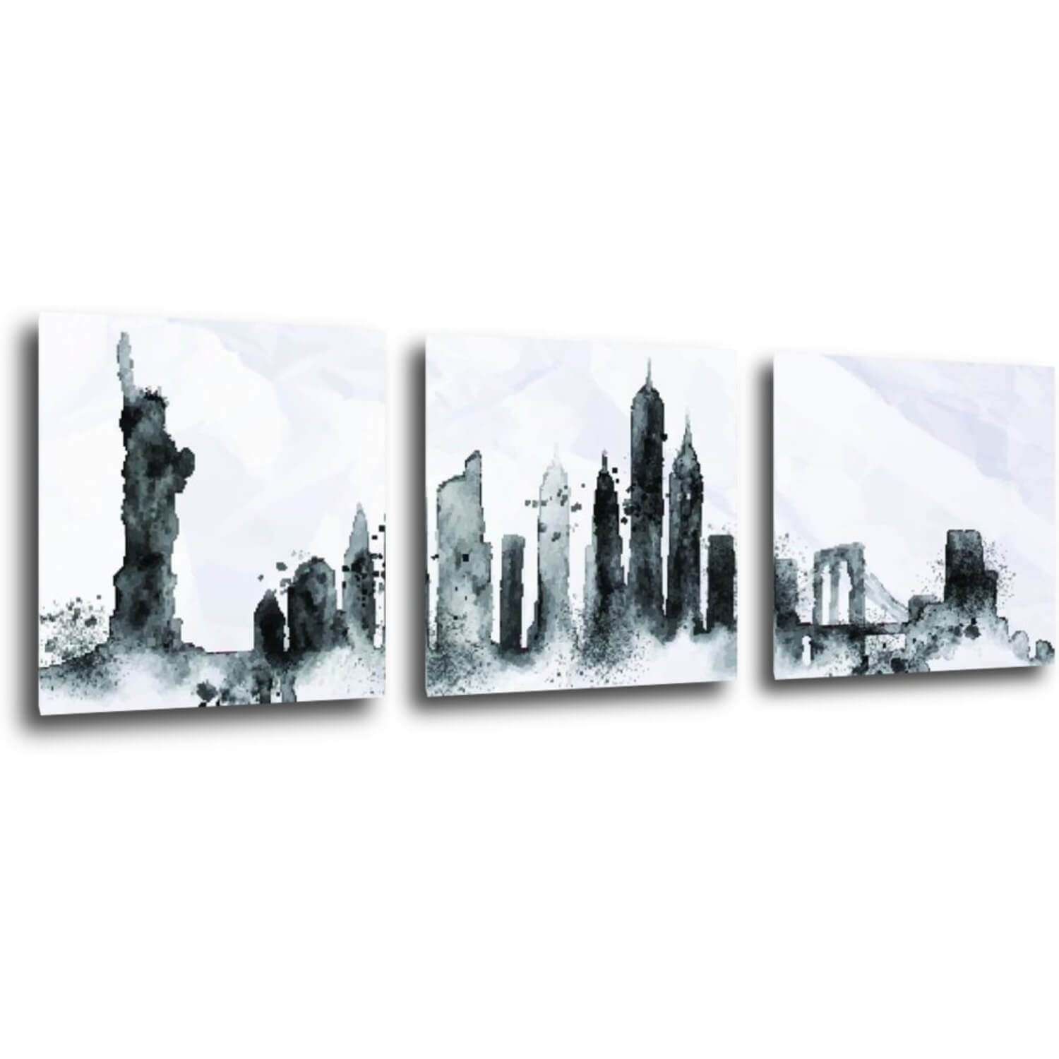 Obraz New York panorama - 90 x 30 cm (3 dielny)