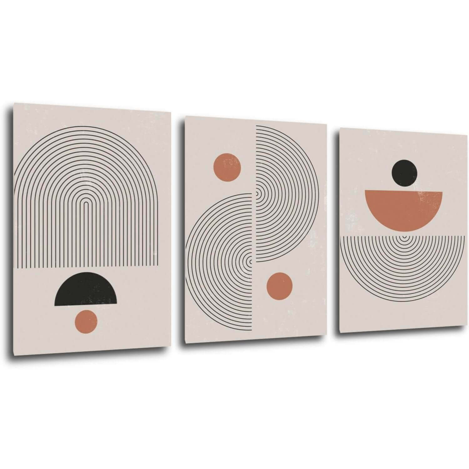 Obraz Abstraktný set skandinávský - 150 x 70 cm (3 dielny)