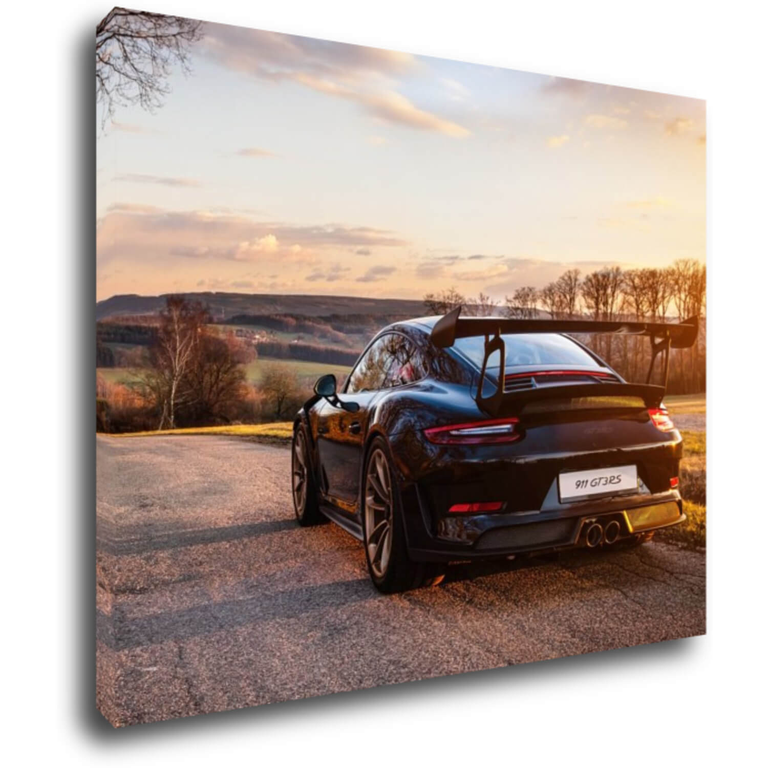 Obraz čierne Porsche 911 - 90 x 70 cm