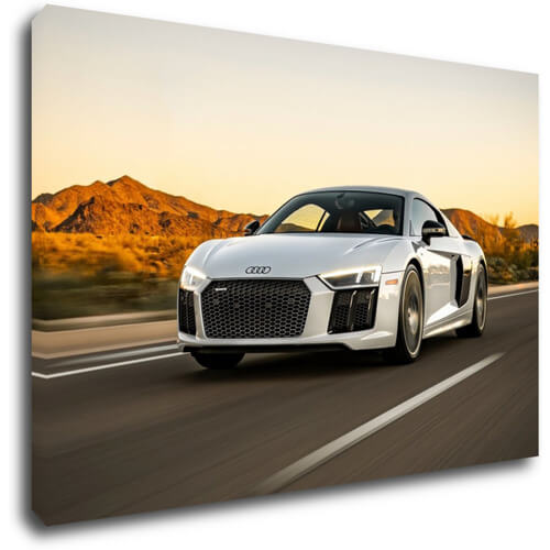 Obraz Audi R8 biela