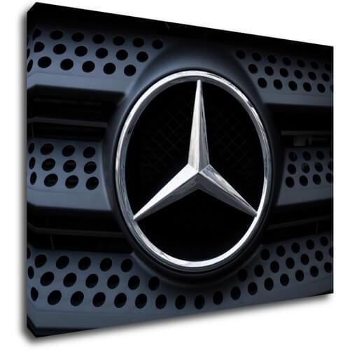 Obraz Mercedes znak - 70 x 50 cm
