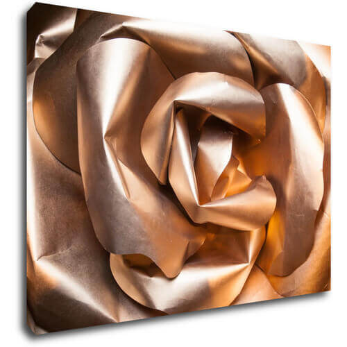 Obraz Abstrakt zlatá ruža - 70 x 50 cm
