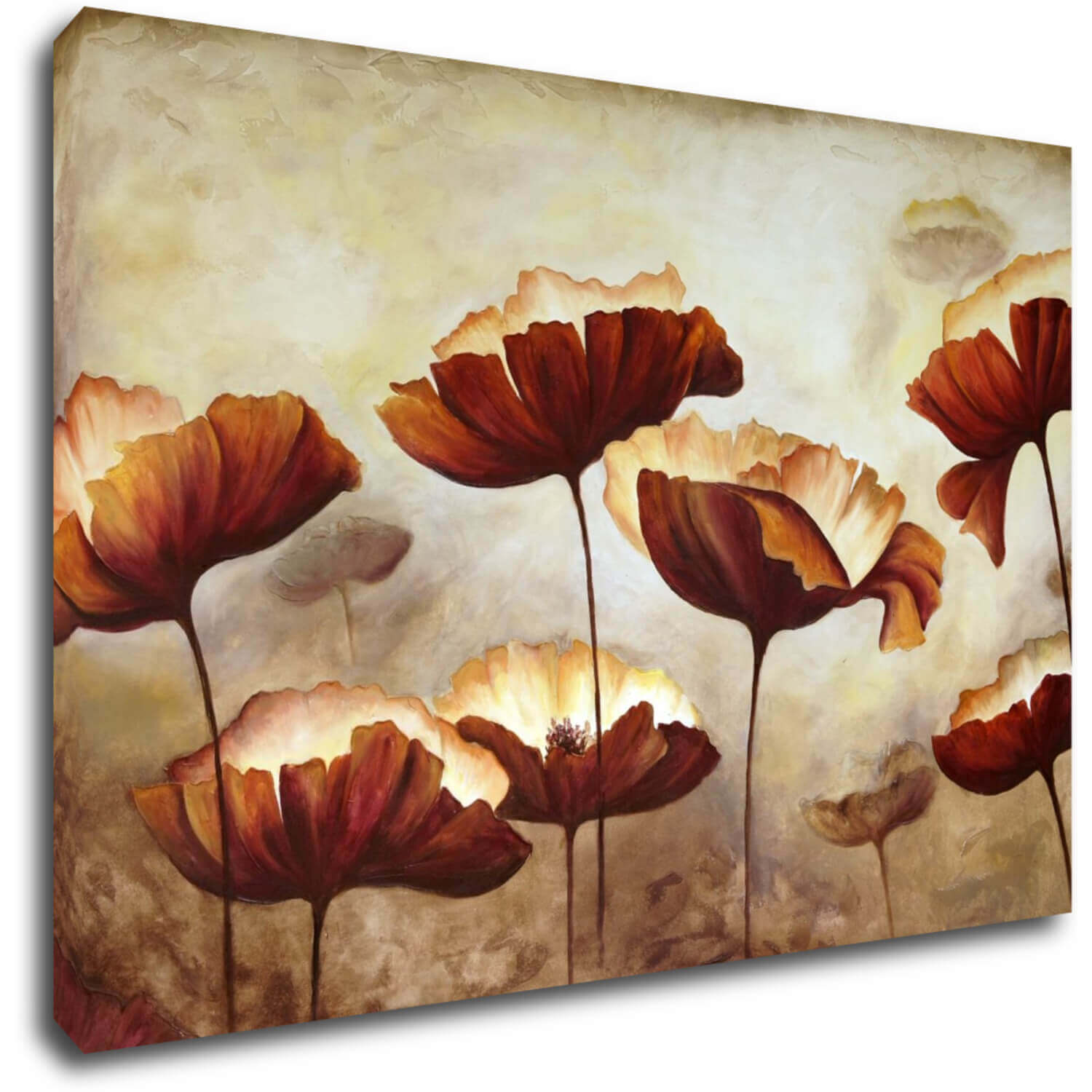 Obraz Malované kvety - 30 x 20 cm