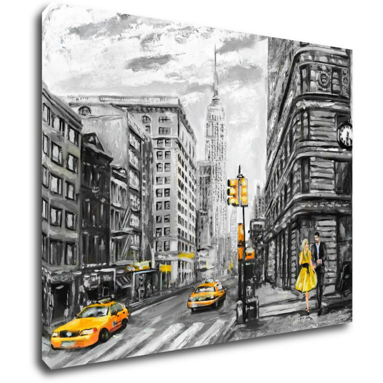 Obraz New York žlté detaily - 90 x 70 cm