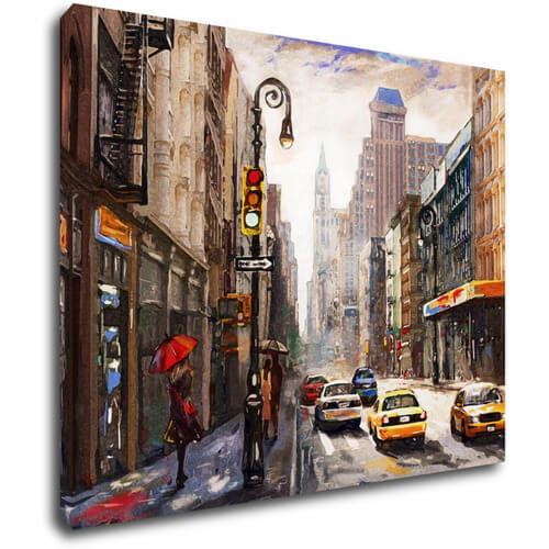 Obraz New York maľba - 90 x 70 cm