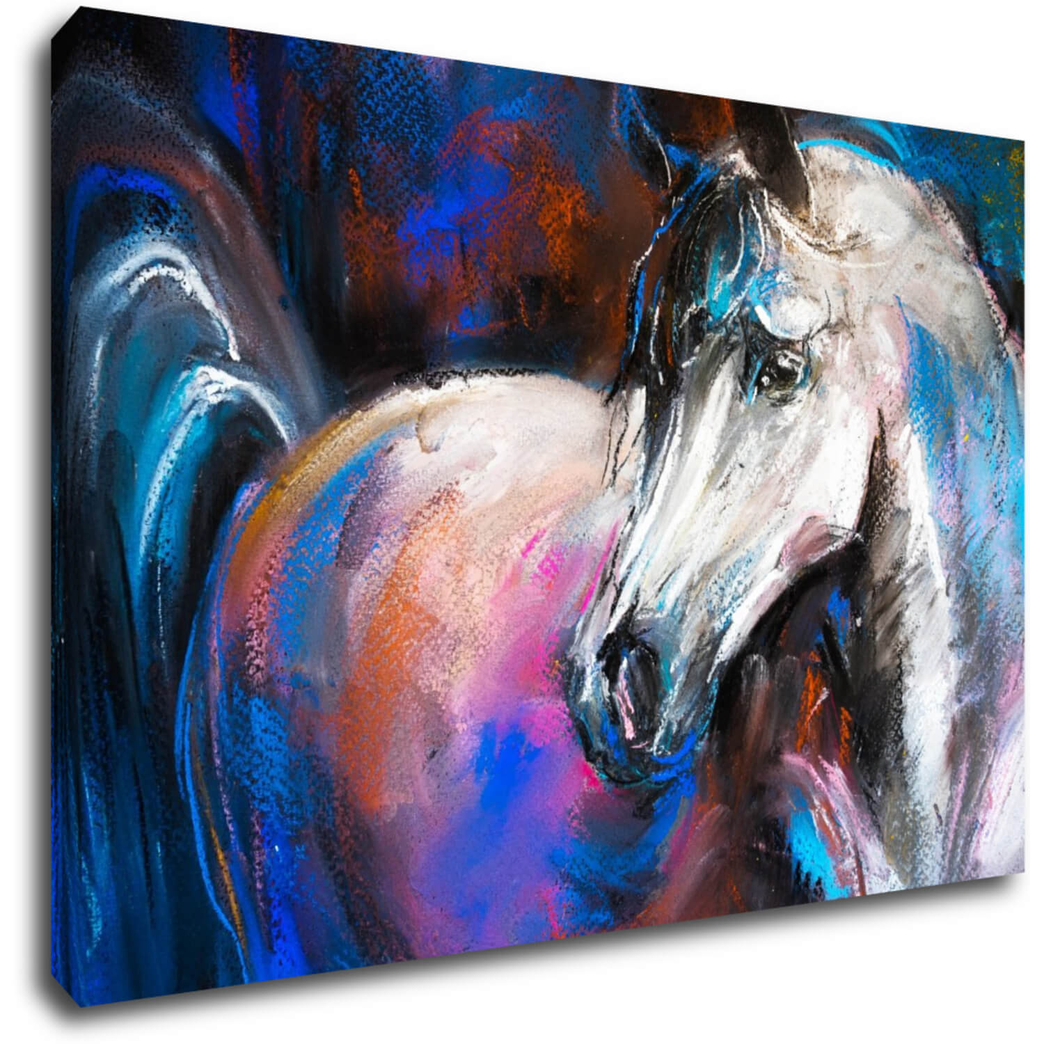 Obraz Farebný kôň - 60 x 40 cm