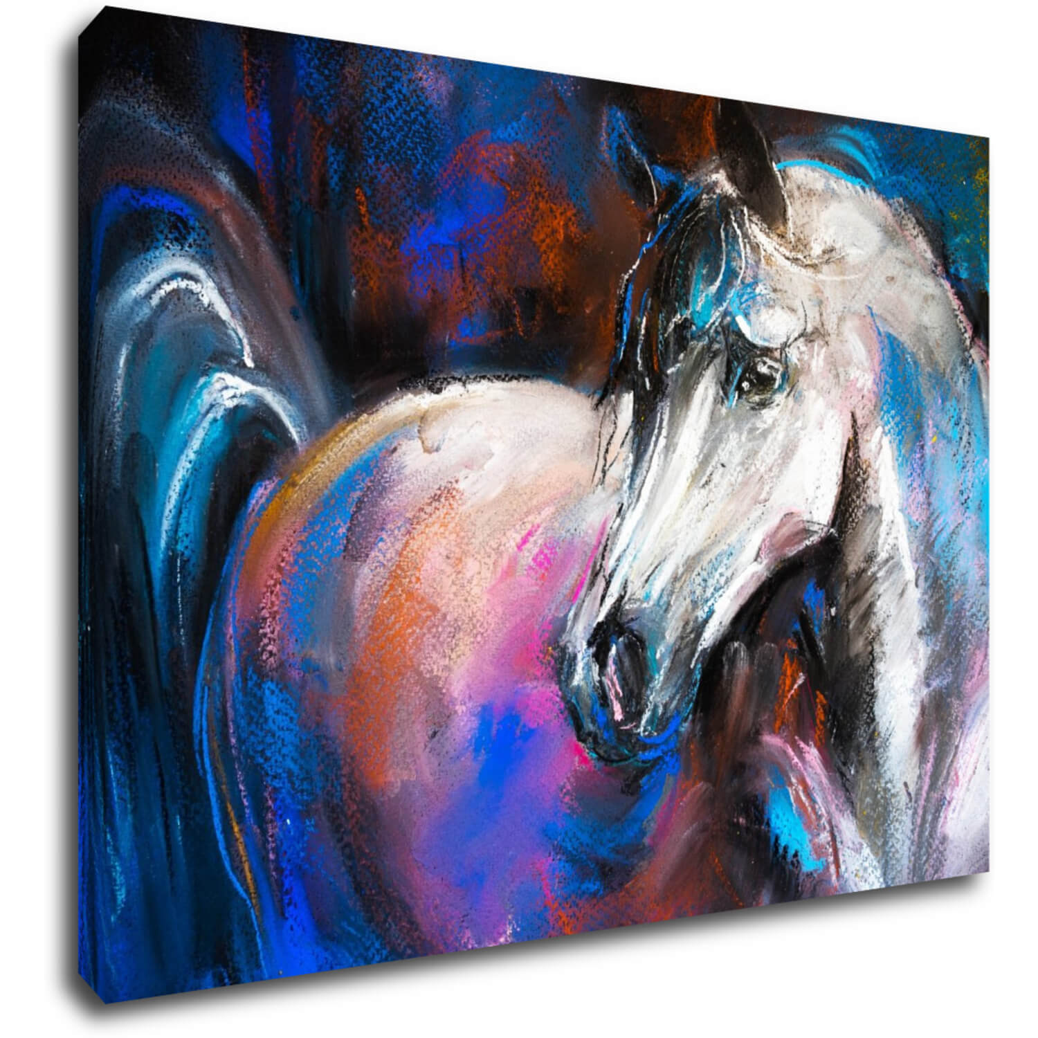 Obraz Farebný kôň - 70 x 50 cm