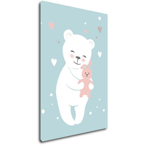 Obraz White cute bear