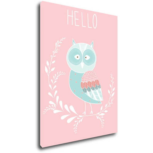 Obraz Hello owl - 30 x 40 cm