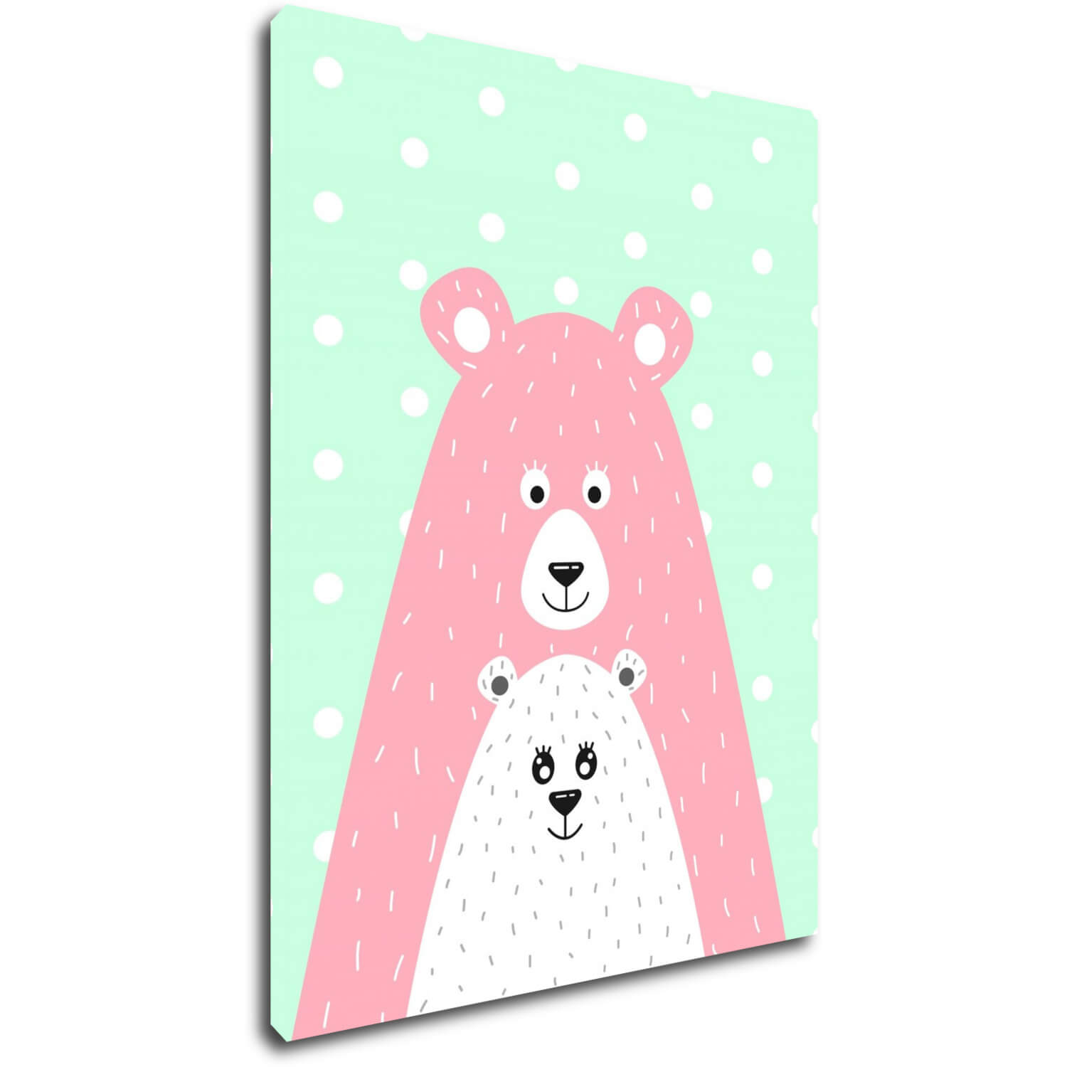 Obraz Pink blue bear - 30 x 40 cm