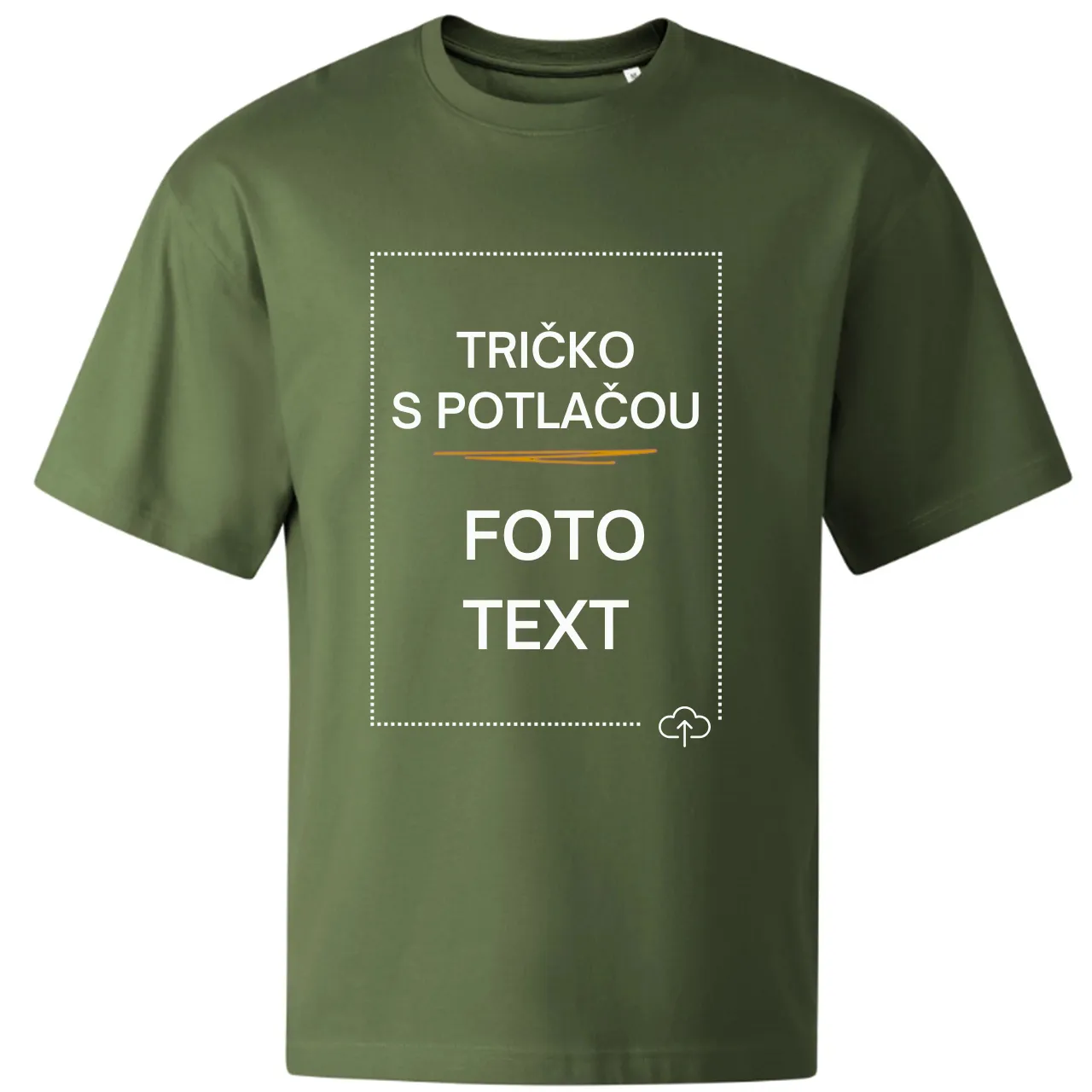 E-shop Oversized tričko s potlačou